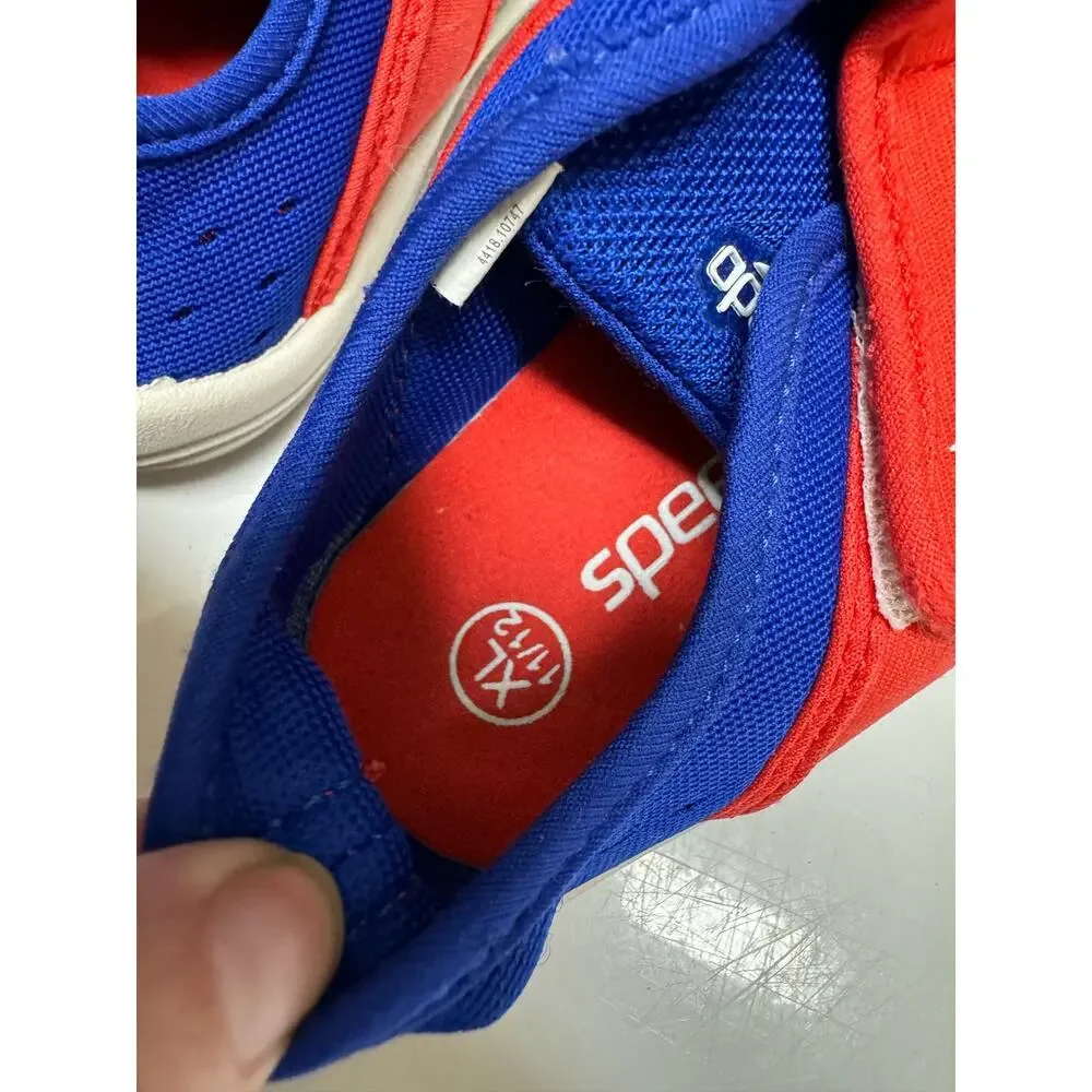 Speedo Unisex Water Shoes Sz XL 11 12‎ Red Blue Original Surfwalker Beach
